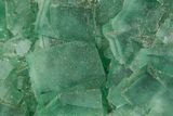 Green Fluorescent Cubic Fluorite Crystals - Madagascar #361414-2